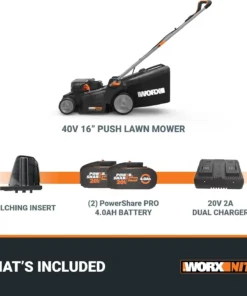 WORX Nitro 40V 16″ Cordless Lawn Mowers w/Brushless Motor 2.0 & Intellicut - Image 5
