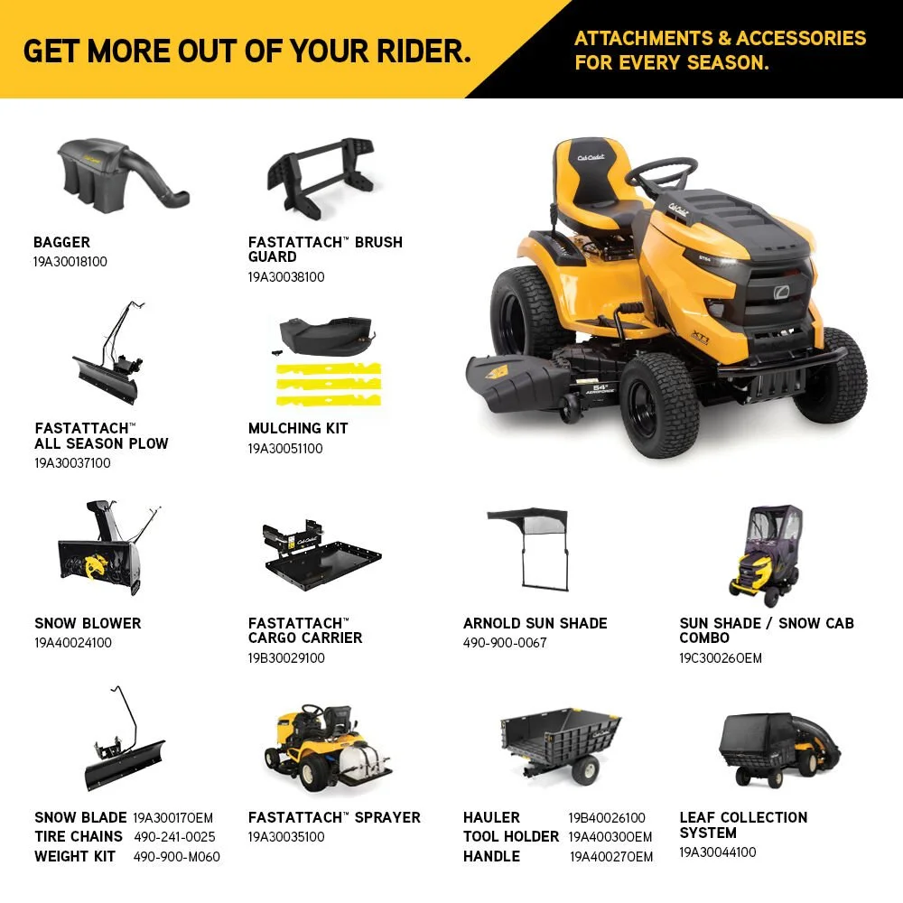 Cub Cadet XT1 GT54 Riding Lawn Mowers - Image 2