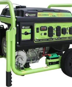 13,000W Dual Fuel Portable Generator, Powered by Gas or Propane, Electric Start, Home Backup & RV Readys.