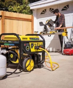 Champion 11,500/9,200-Watt Tri-Fuel Home Backup Portable Generators.
