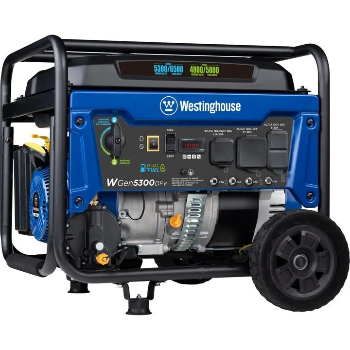 Westinghouse WGen5300DFv Dual Fuel Portable Generators. - Image 7