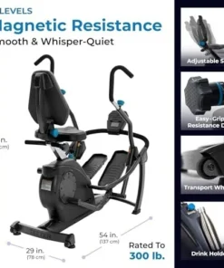 Alternative view of Teeter Freestep Recumbent Cross Trainer and Ellipticals.