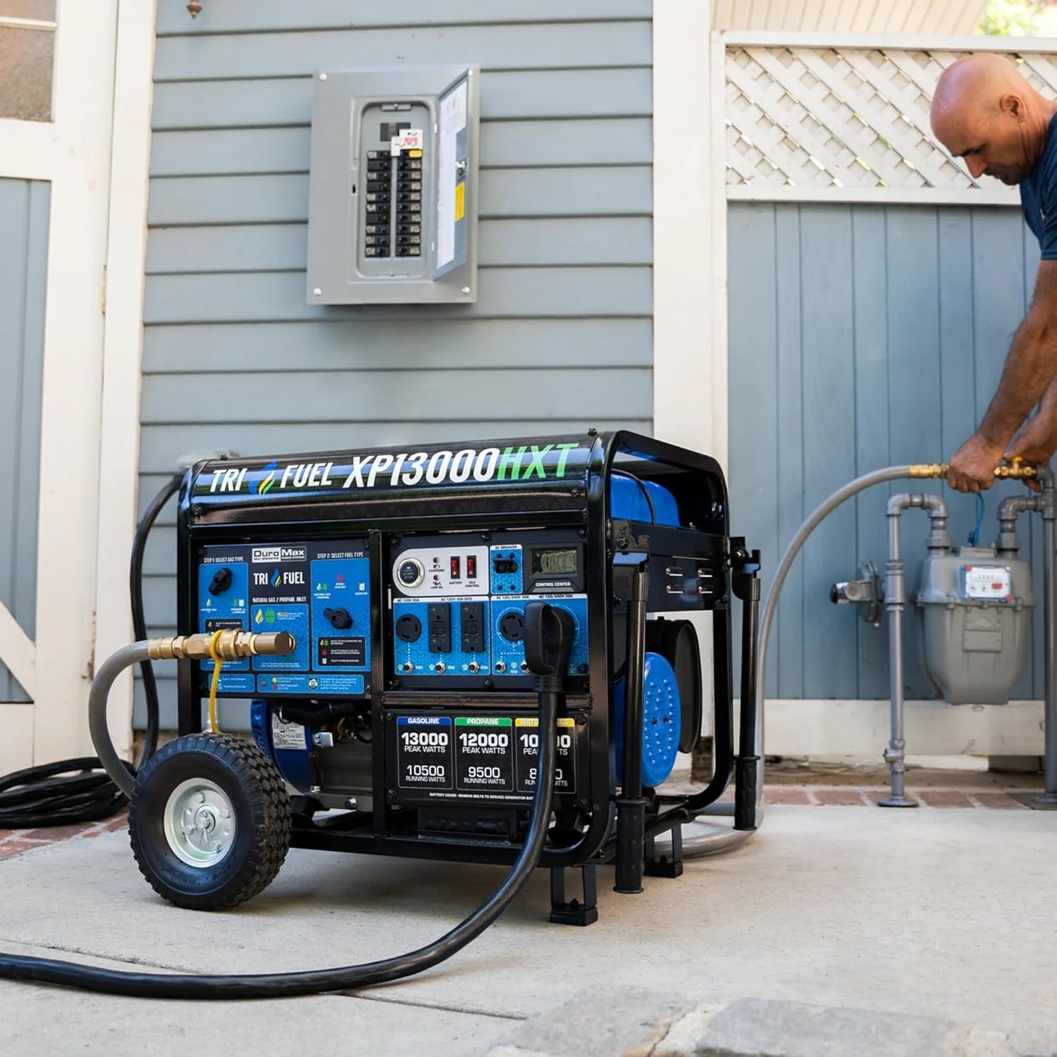 DuroMax 13,000 Watt Tri Fuel Portables HXT Generators XP13000HXT - Image 6