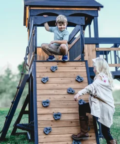 Alternative view of Backyard Discovery Timber Crossing Swing Set