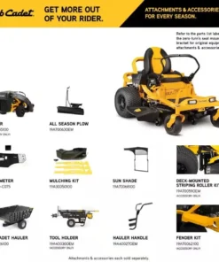 Alternative view of Cub Cadet Ultima ZT1 50″ Zero-Turn Riding Lawn Mower – Power, Precision & Comforts.