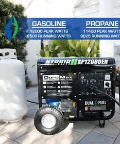 DuroMax DS12000EH 12,000 Watt Dual Fuel Portable Generators. - Image 3