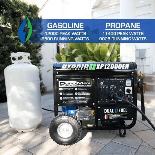 DuroMax DS12000EH 12,000 Watt Dual Fuel Portable Generators. - Image 3