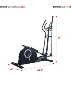 Alternative view of Sunny Health & Fitness Programmable Cardio Elliptical Trainers.