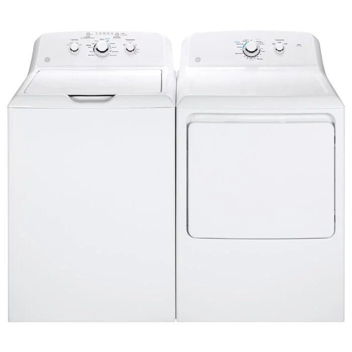 GE 4.2 Cu. Ft. Top Load Washer & 7.2 Cu. Ft. Electric Dryer Set — Heavy-Duty Agitator & Auto Dry