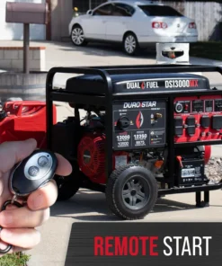 Alternative view of DuroMax DS13000MX Dual Fuel Portable Generators.