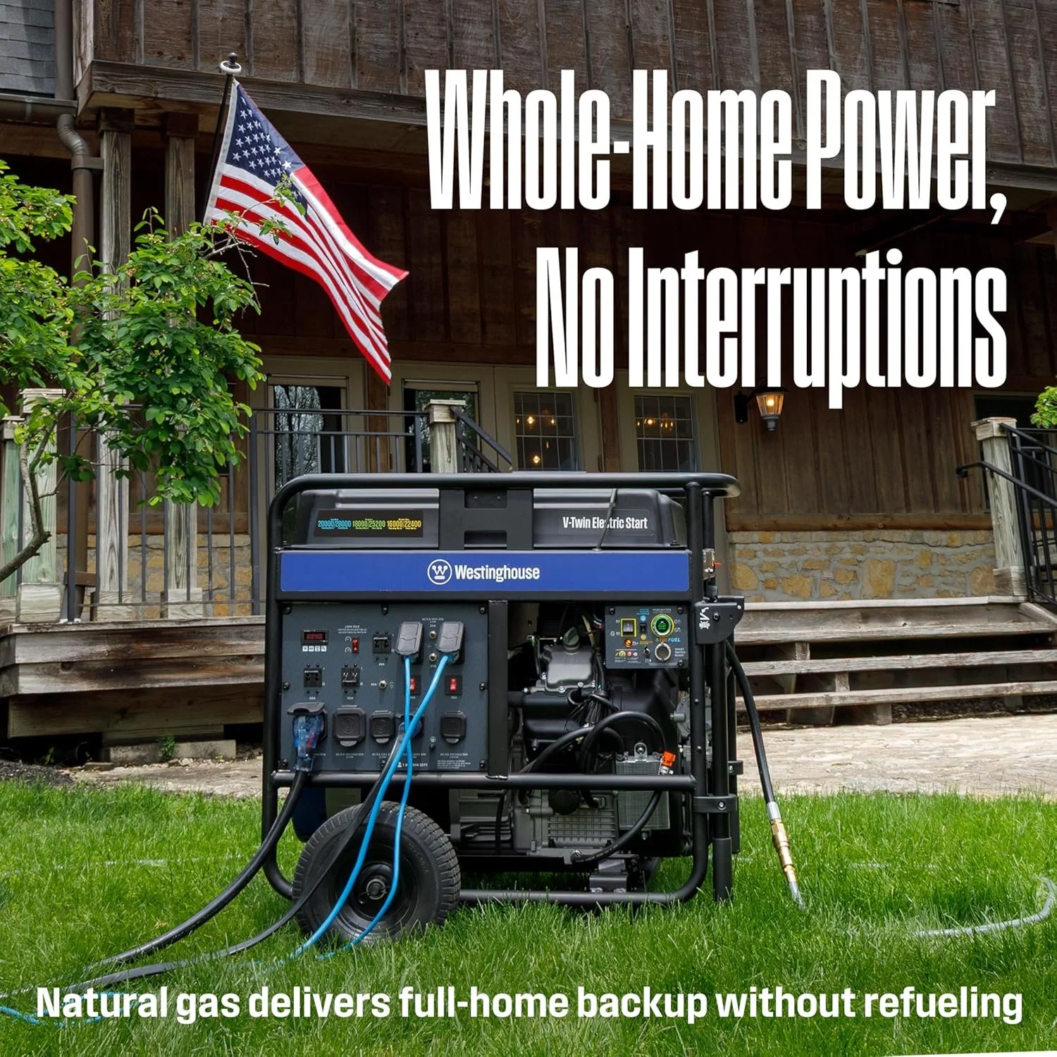 Westinghouse 28,000/20.000-Watt Tri-Fuel Portable Generators. - Image 2