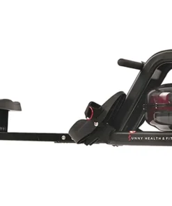 Alternative view of Sunny Health and Fitness Obsidian Surge Water Rowing Machines.