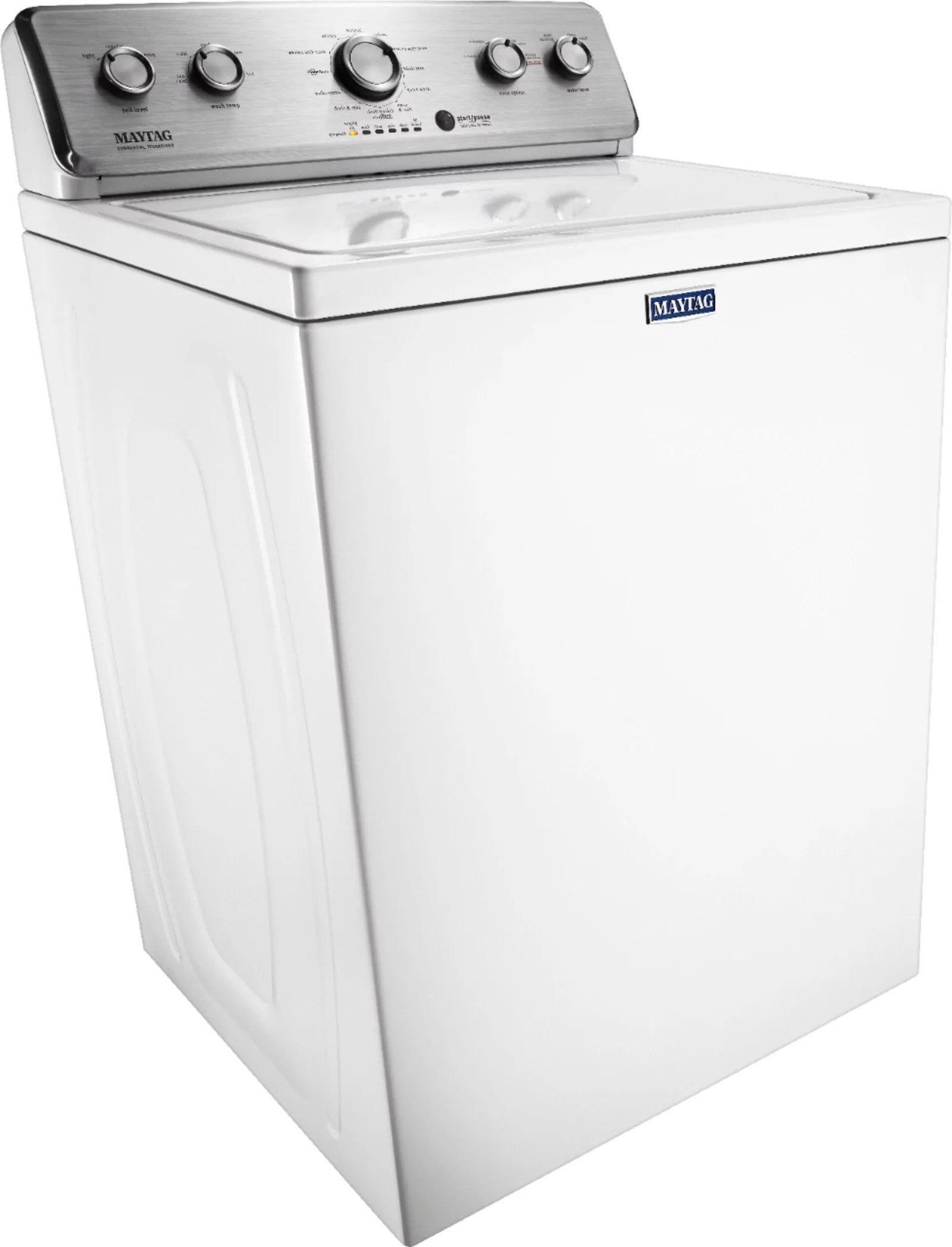 Maytag® 3.8 Cu. Ft. High-Efficiency Top Load Washer with PowerWash® Agitator — White - Image 3