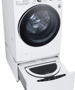 LG 5.0 Cu. Ft. High-Efficiency Stackable Front Load Washer with 6Motion™ Technology – White - Image 6