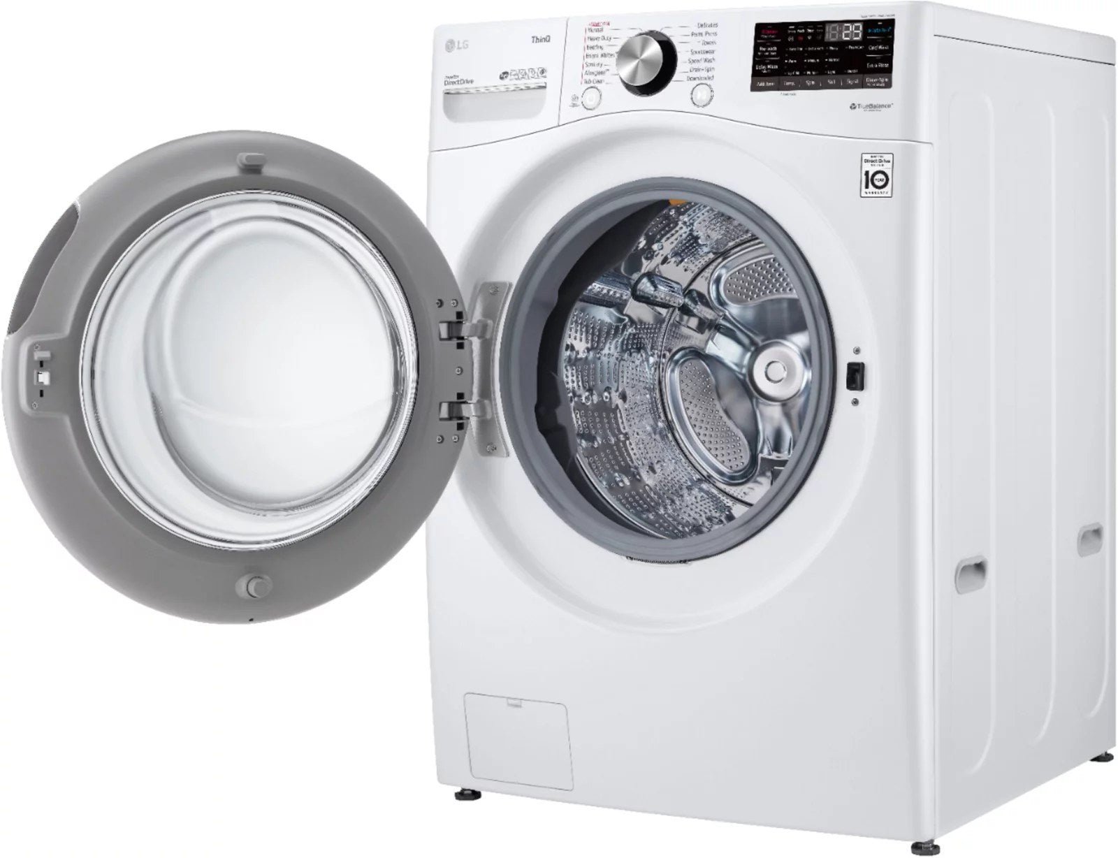 LG 5.0 Cu. Ft. High-Efficiency Stackable Front Load Washer with 6Motion™ Technology – White - Image 14