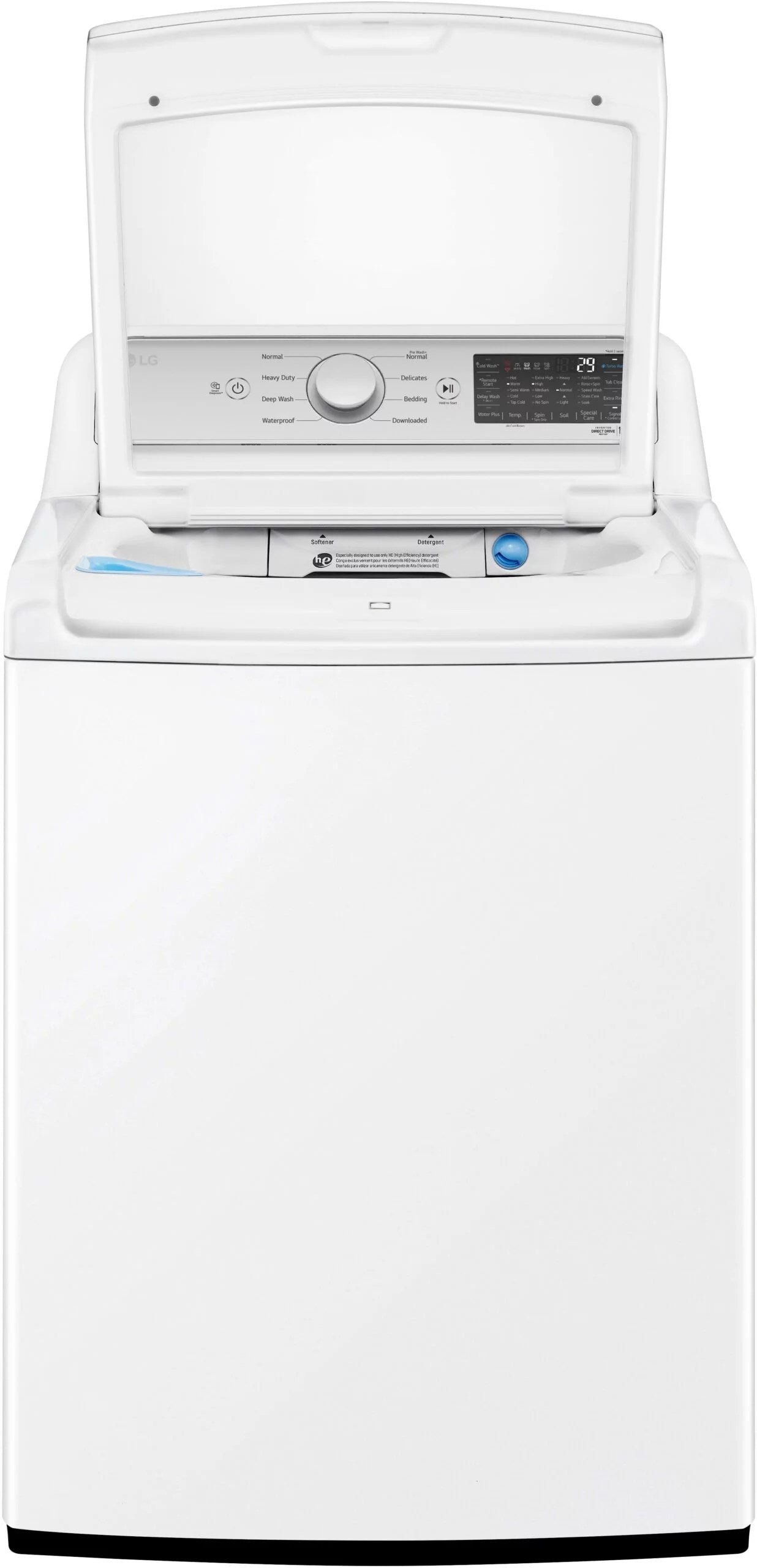 LG 5.5 Cu. Ft. Smart Wi-Fi Top Load Washer with TurboWash3D™ – White | WT7800CW - Image 13