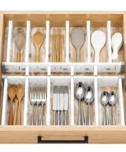 Adjustable Drawer Organizer Divider Set – Expandable Kitchen Storage Solution