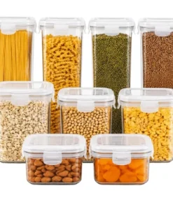 Airtight Kitchen Storage Container Set – BPA Free Food Organizer Box
