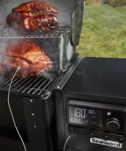 Alternative view of Weber Searwood® 600 Smart Pellet Grill — DirectFlame™ Wood-Fired Performance