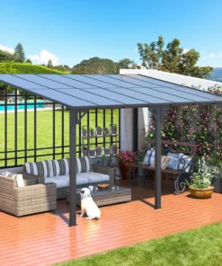 Aecojoy Aluminum Pergola with Canopys