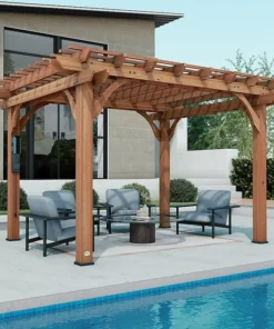 Backyard Discovery 10′ x 12′ Cedar Pergolas