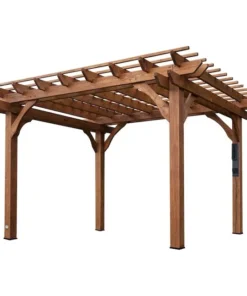 Alternative view of Backyard Discovery 10′ x 12′ Cedar Pergolas