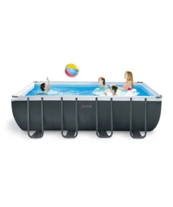 Alternative view of Intex Ultra XTR Above Ground Pool and Solar Covers