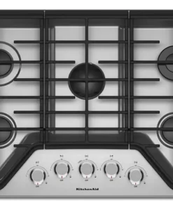 KitchenAid 30″ 5-Burner Gas Cooktops KCGS350ESS