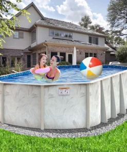 Coastal 5″ Steel Frame Oval Swimming Pool & Bundles