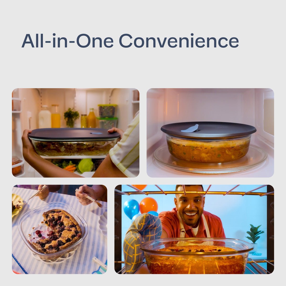 Glass Rectangular XL Bakeware | Airtight Baking Dish - Image 3